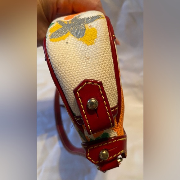 Dooney & Bourke Retired Paint Splatter Satchel Purse EUC - Picture 9 of 12